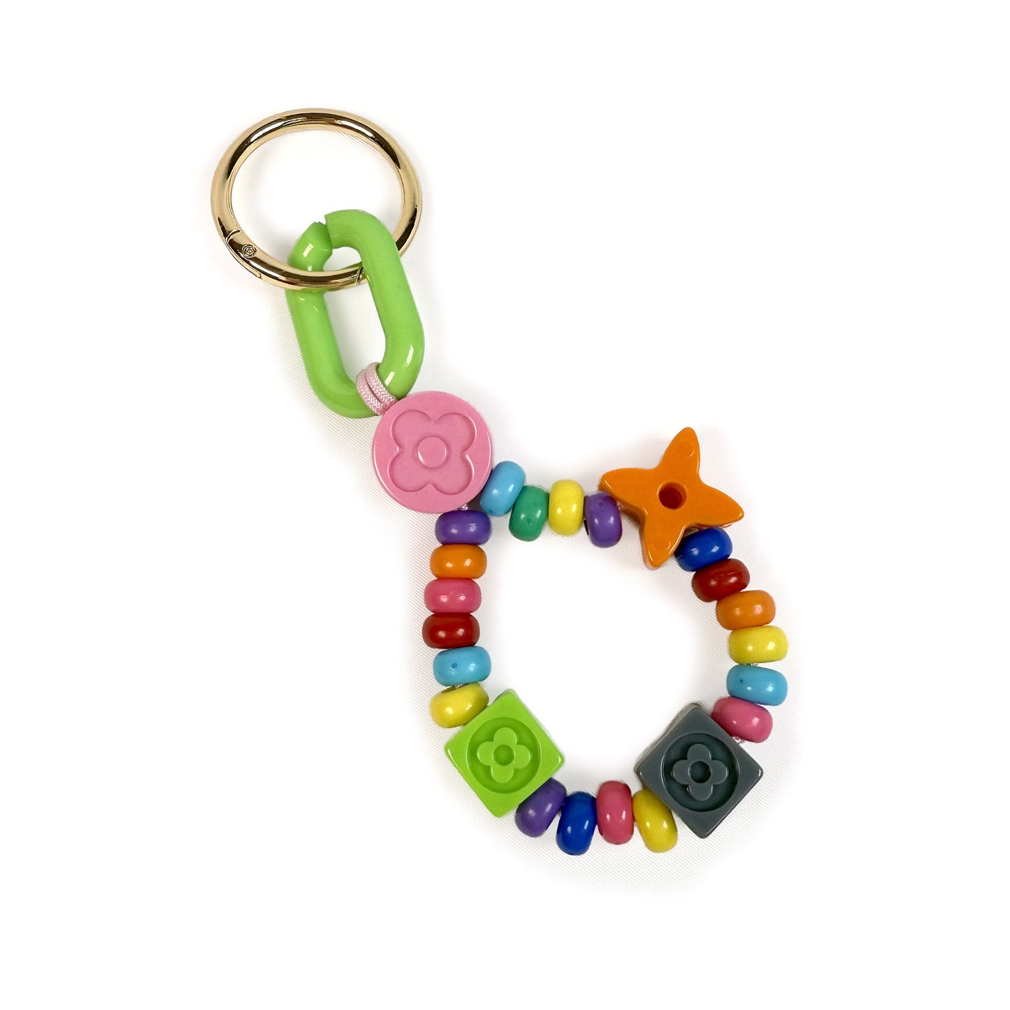 Candy beaded keychain
