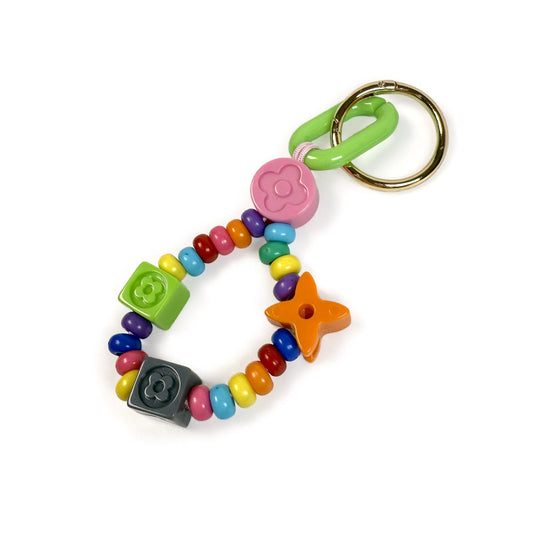 Candy beaded keychain
