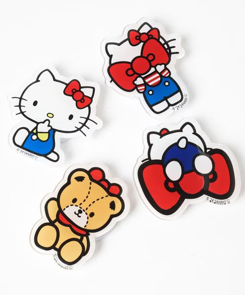 Hello Kitty 50th Anniversary - Smartphone grip : Sitting