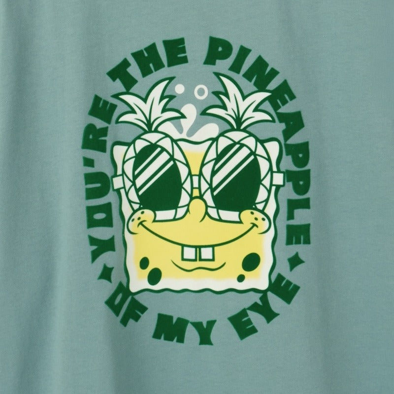 SpongeBob SquarePants - Back Printed T-Shirts Green