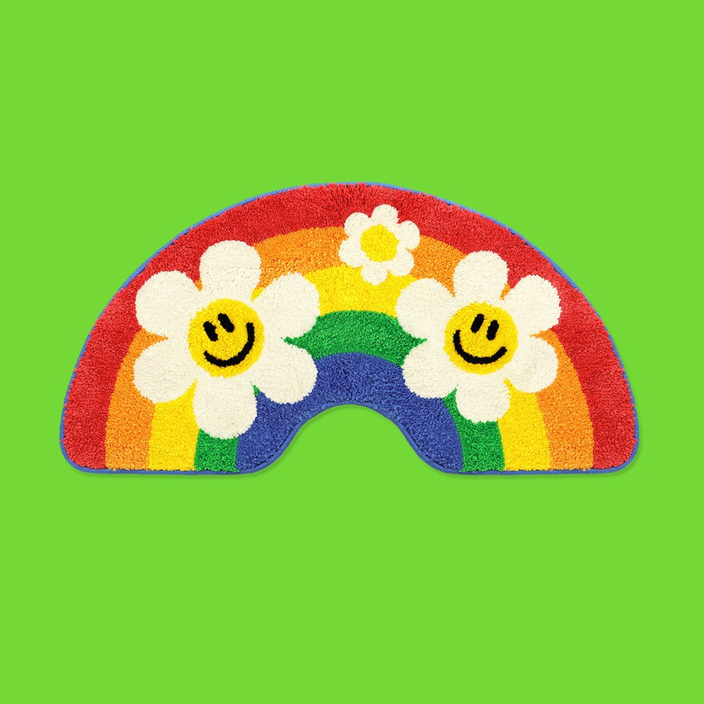 Wiggle Wiggle - Floor Mat : Smile Rainbow