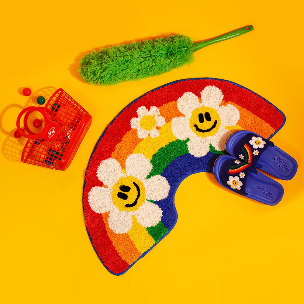 Wiggle Wiggle - Floor Mat : Smile Rainbow