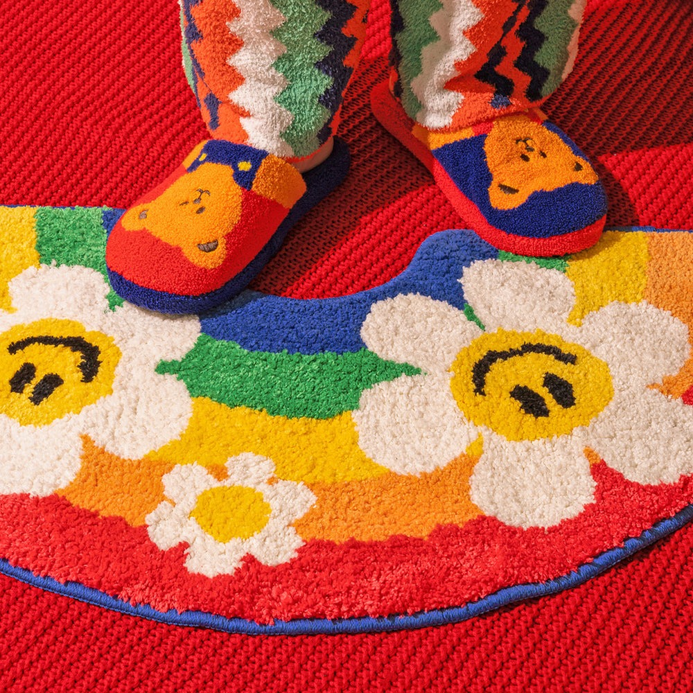 Wiggle Wiggle - Floor Mat : Smile Rainbow